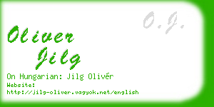 oliver jilg business card
